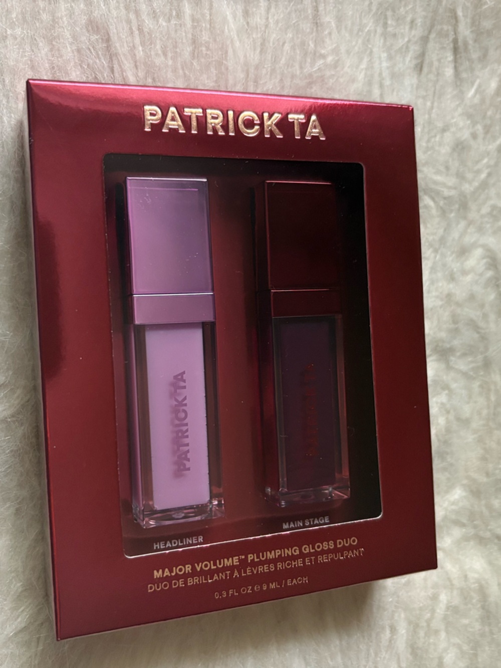 Patrick Ta Lip Gloss Duo — Lilac & Plum